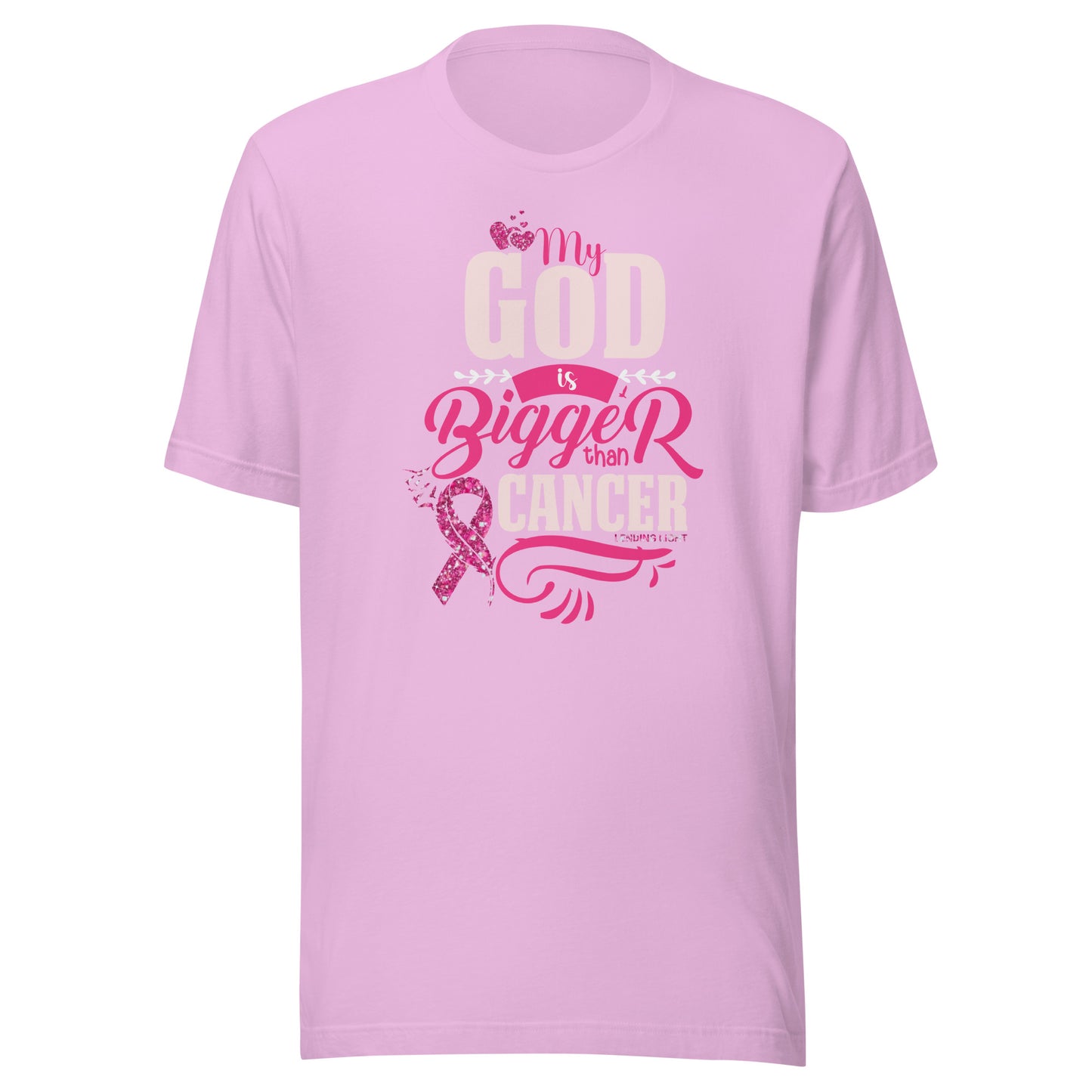 My God Is Bigger than Cancer Unisex t-shirt