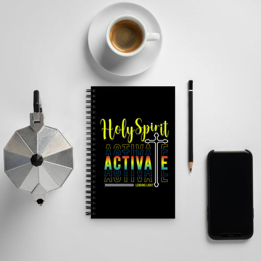 Holy Spirit Activate Spiral notebook