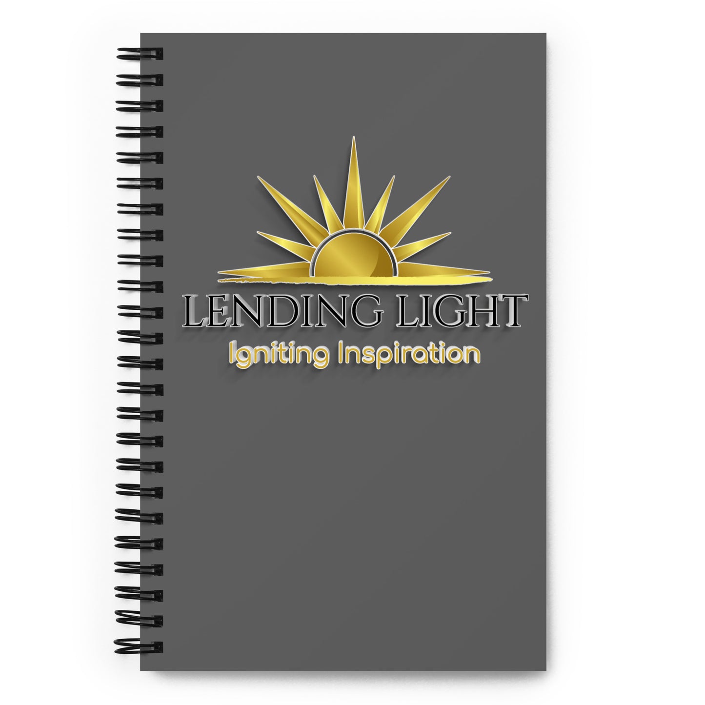 Lending Light Spiral notebook gray