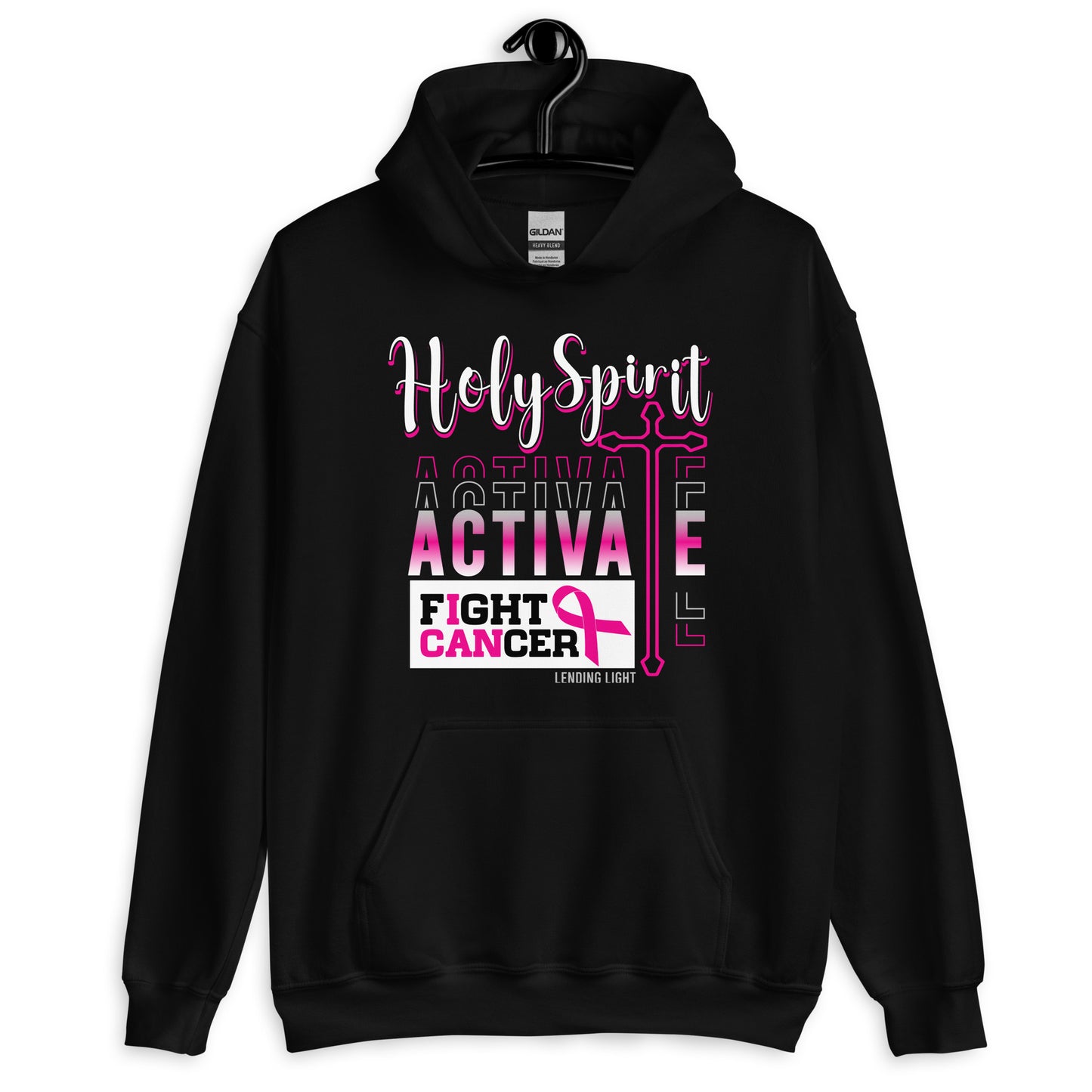 Holy Spirit Activate Fight Cancer Unisex Hoodie