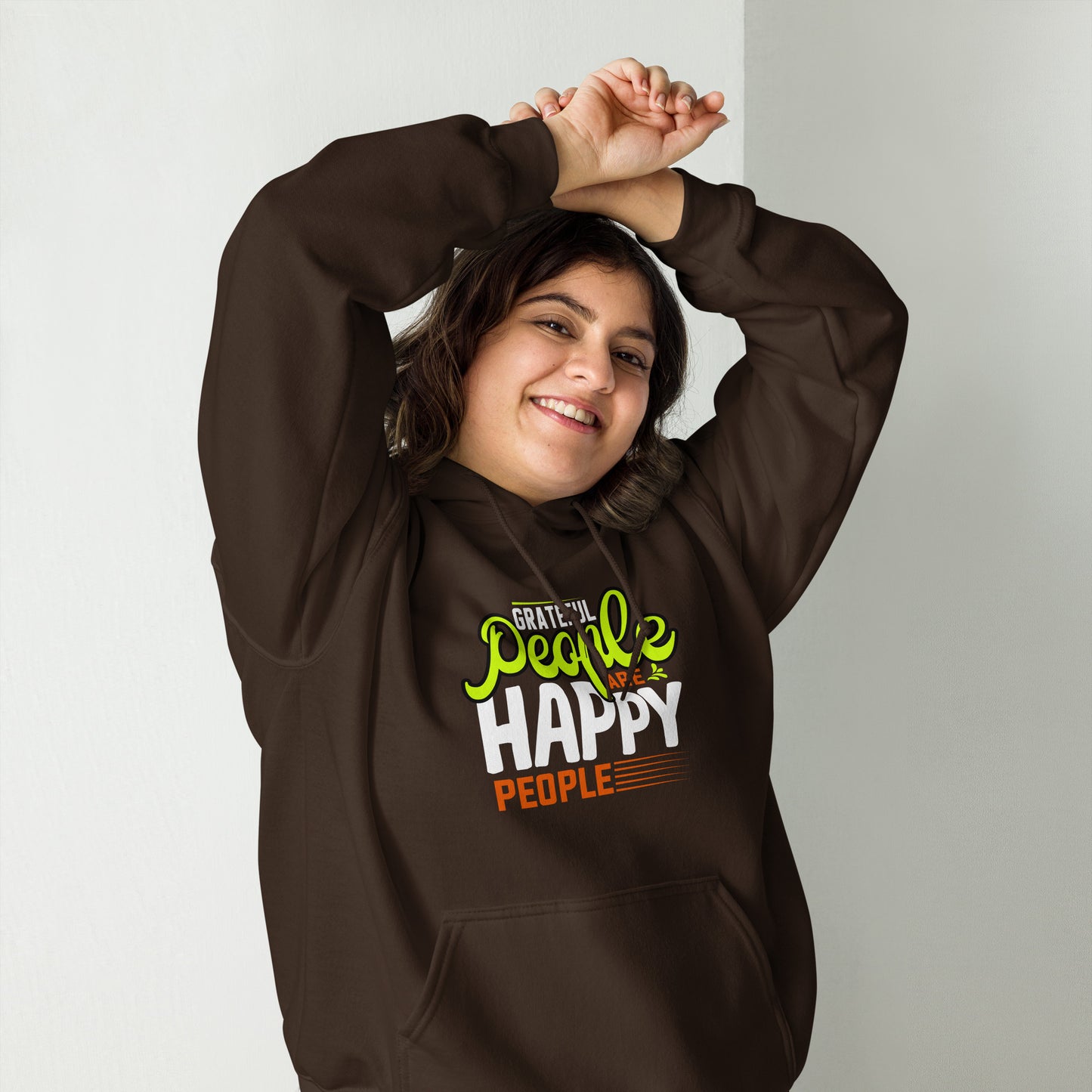 Grateful People are Happy People Unisex Hoodie