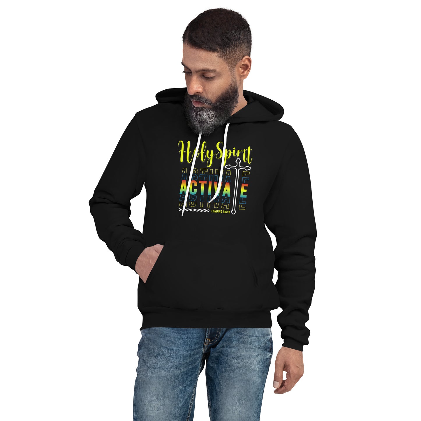 Premium Holy Spirit Activate Unisex Hoodie Bella + Canvas