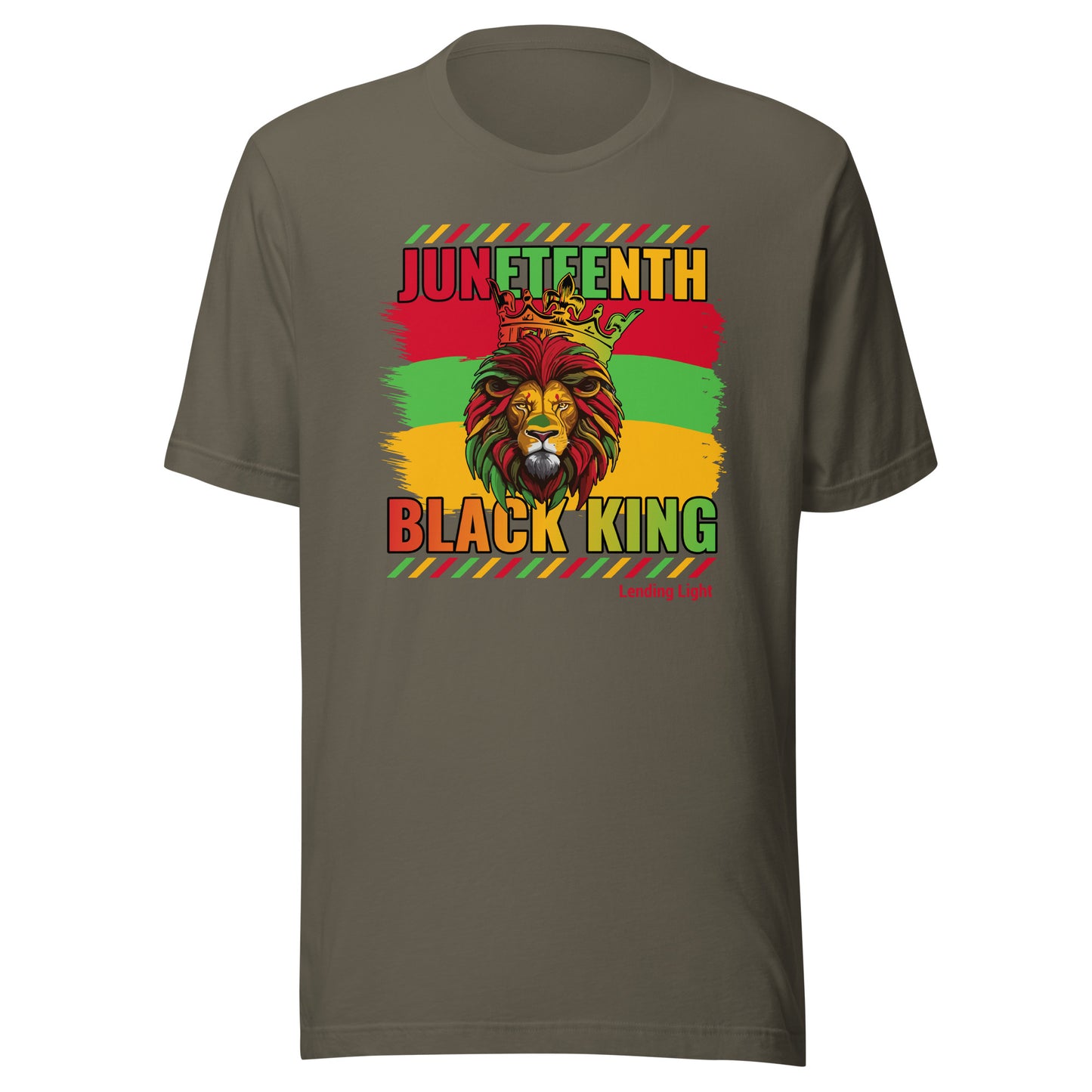 Juneteenth Black King Unisex t-shirt