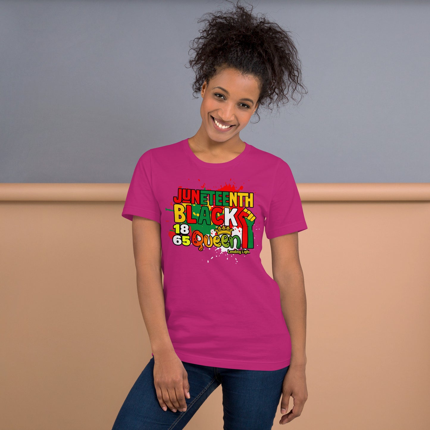 Juneteenth Black Queen Unisex t-shirt