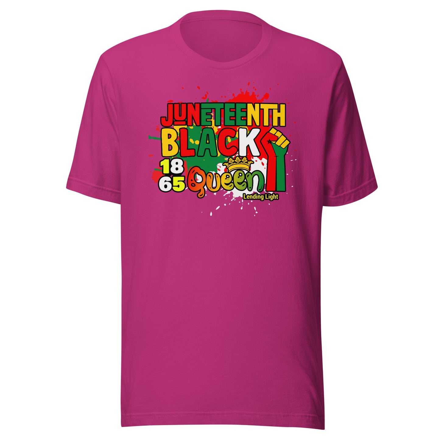 Juneteenth Black Queen Unisex t-shirt