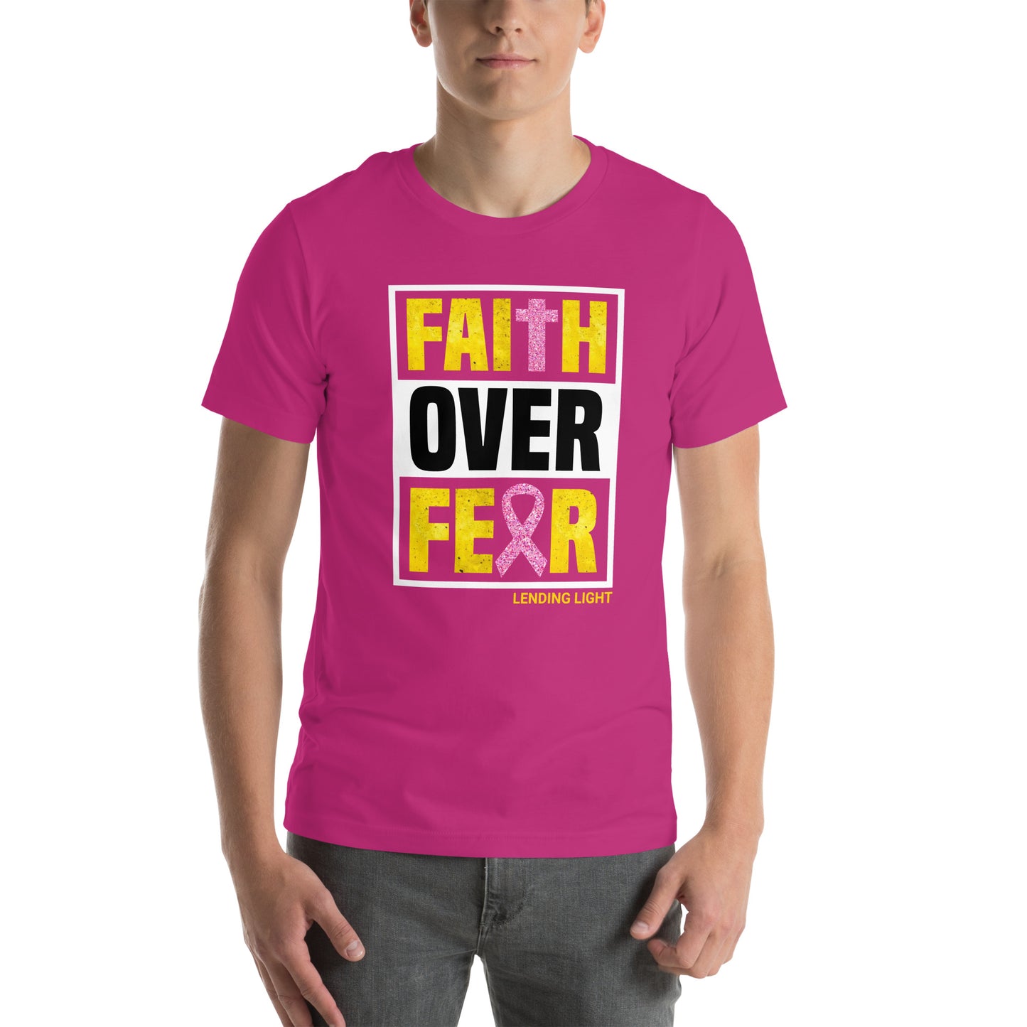 Faith Over Fear Unisex t-shirt