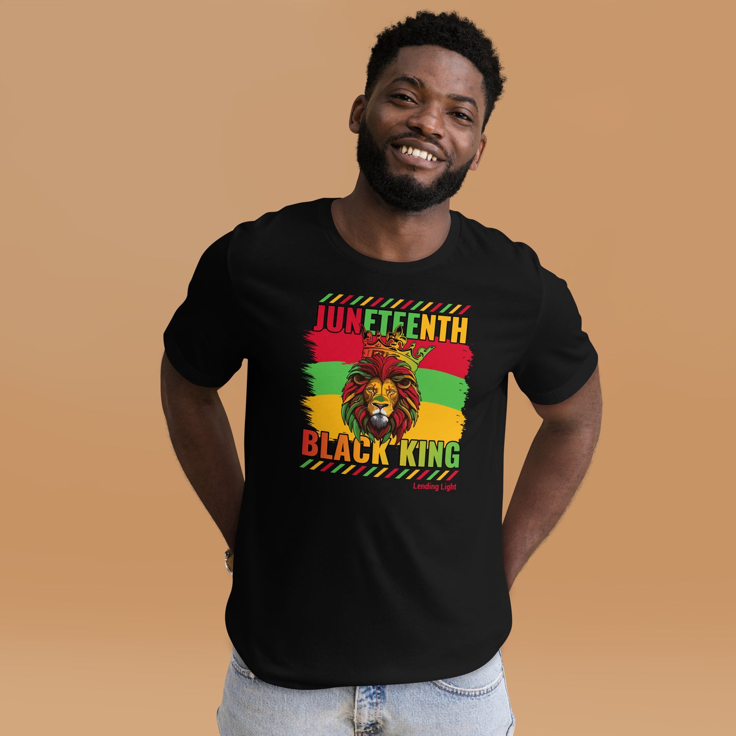 Juneteenth Black King Unisex t-shirt