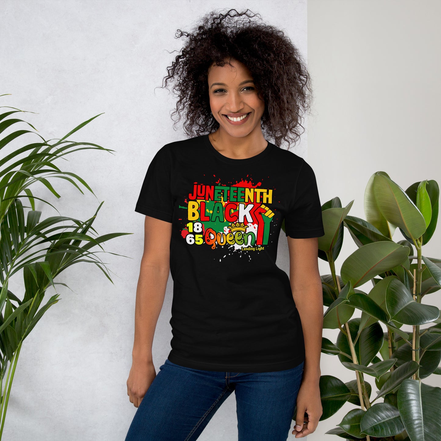 Juneteenth Black Queen Unisex t-shirt