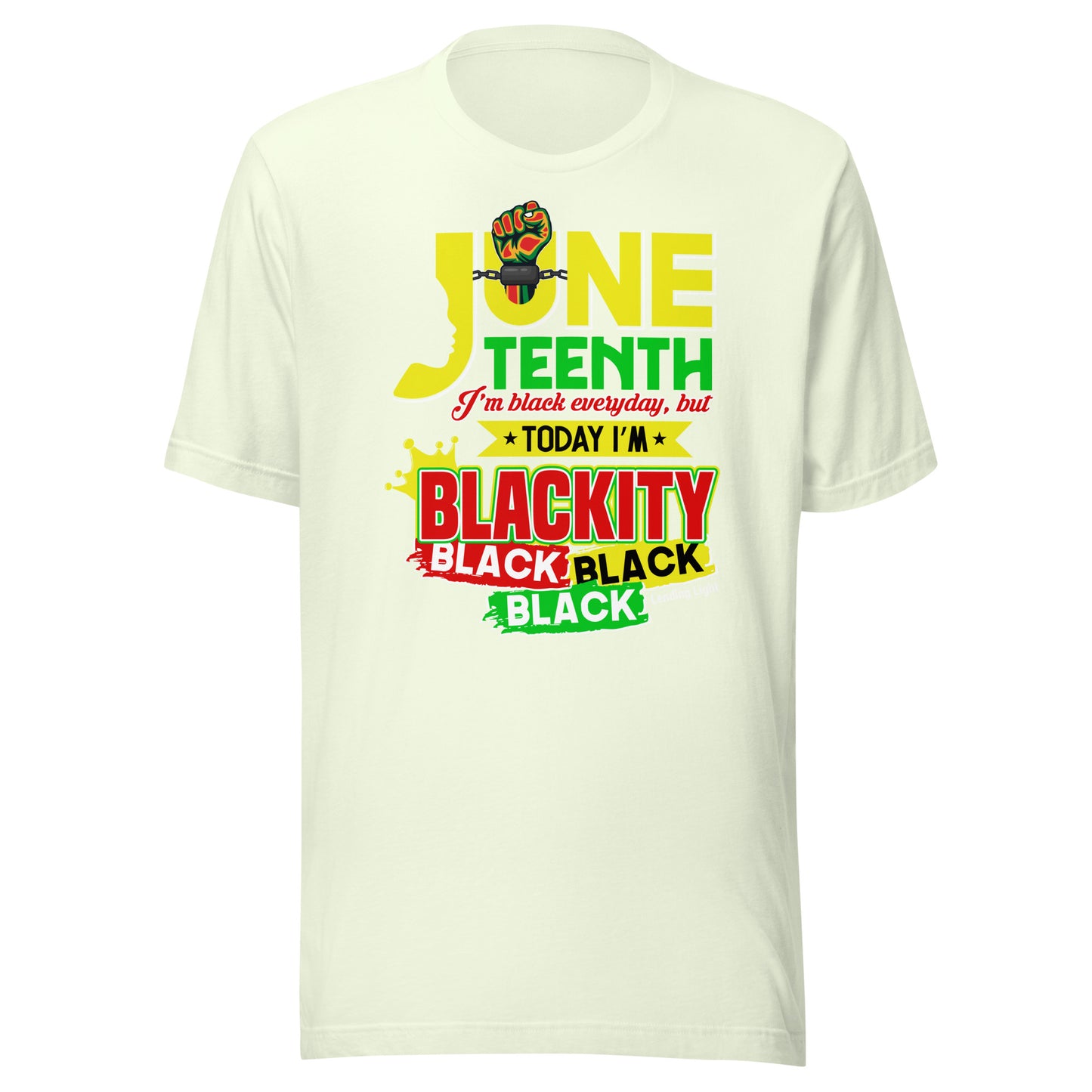 Juneteenth Blackity Black Unisex t-shirt