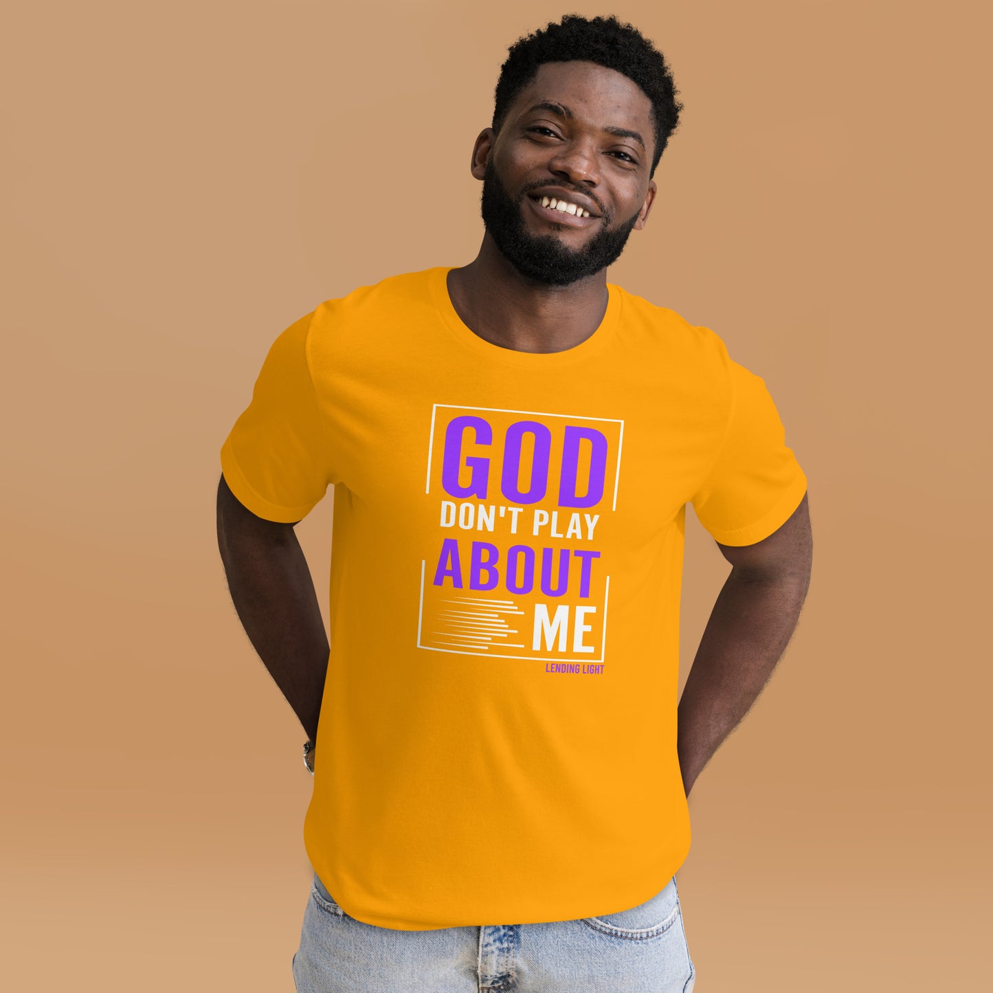 God Don't Play About Me Unisex t-shirt