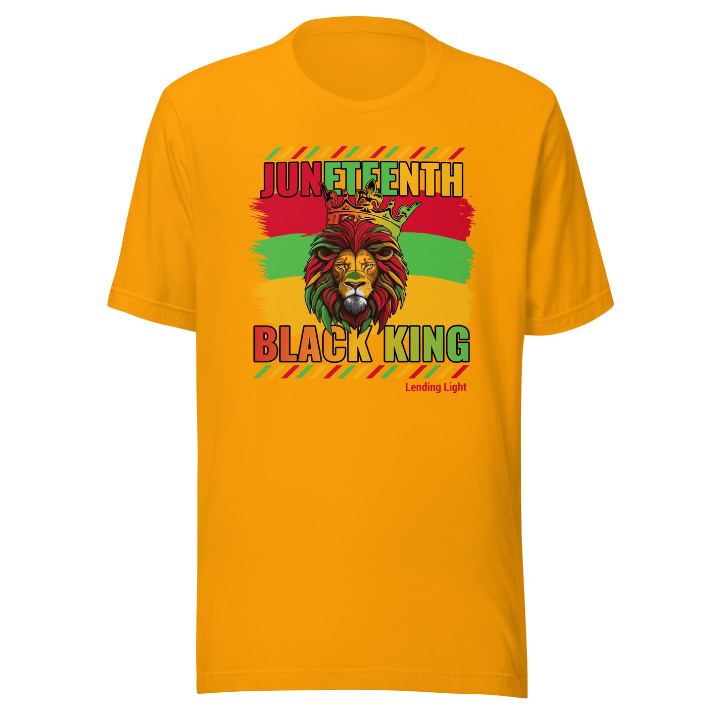 Juneteenth Black King Unisex t-shirt