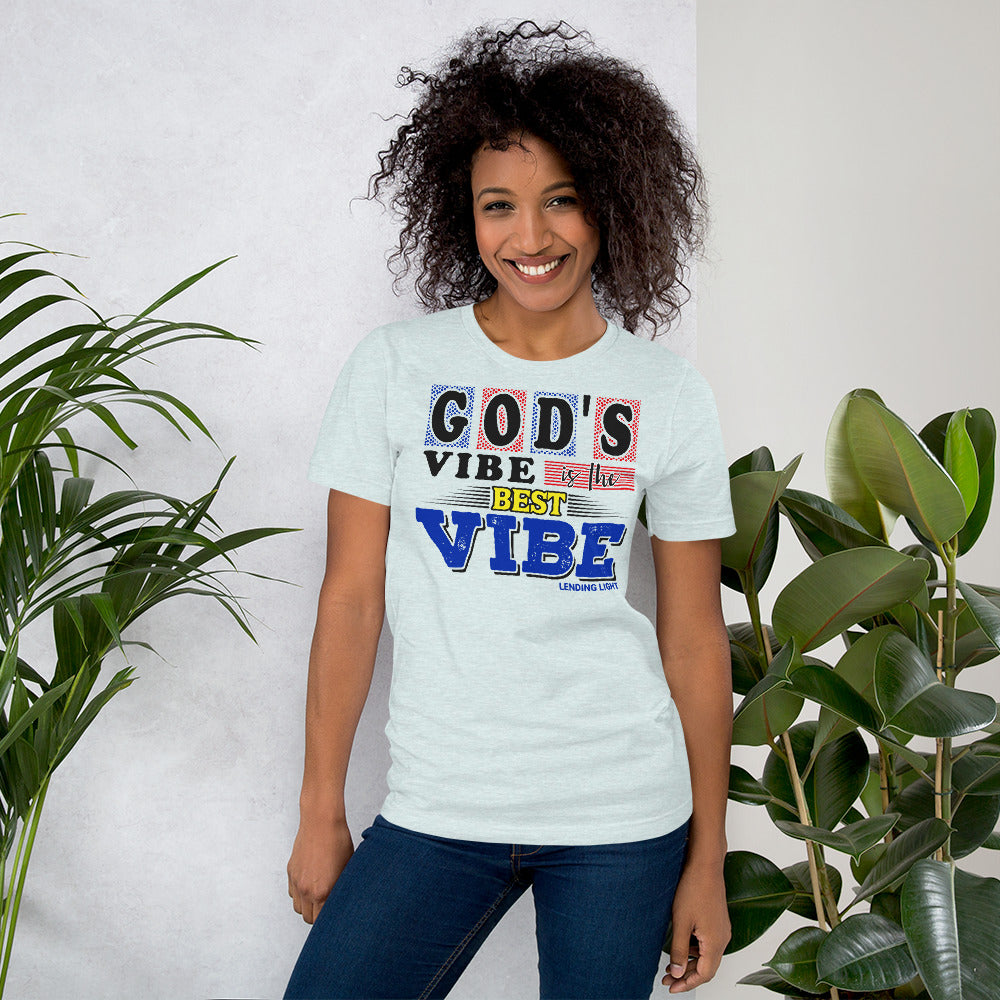 God's Vibe Is the Best Vibe Unisex t-shirt (light)