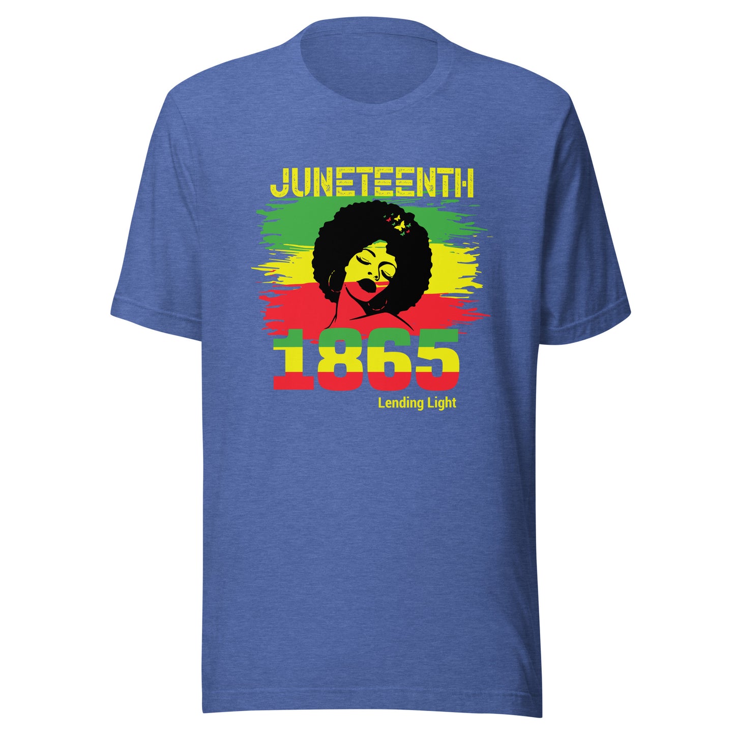 Juneteenth Afro Woman 1865 Unisex t-shirt