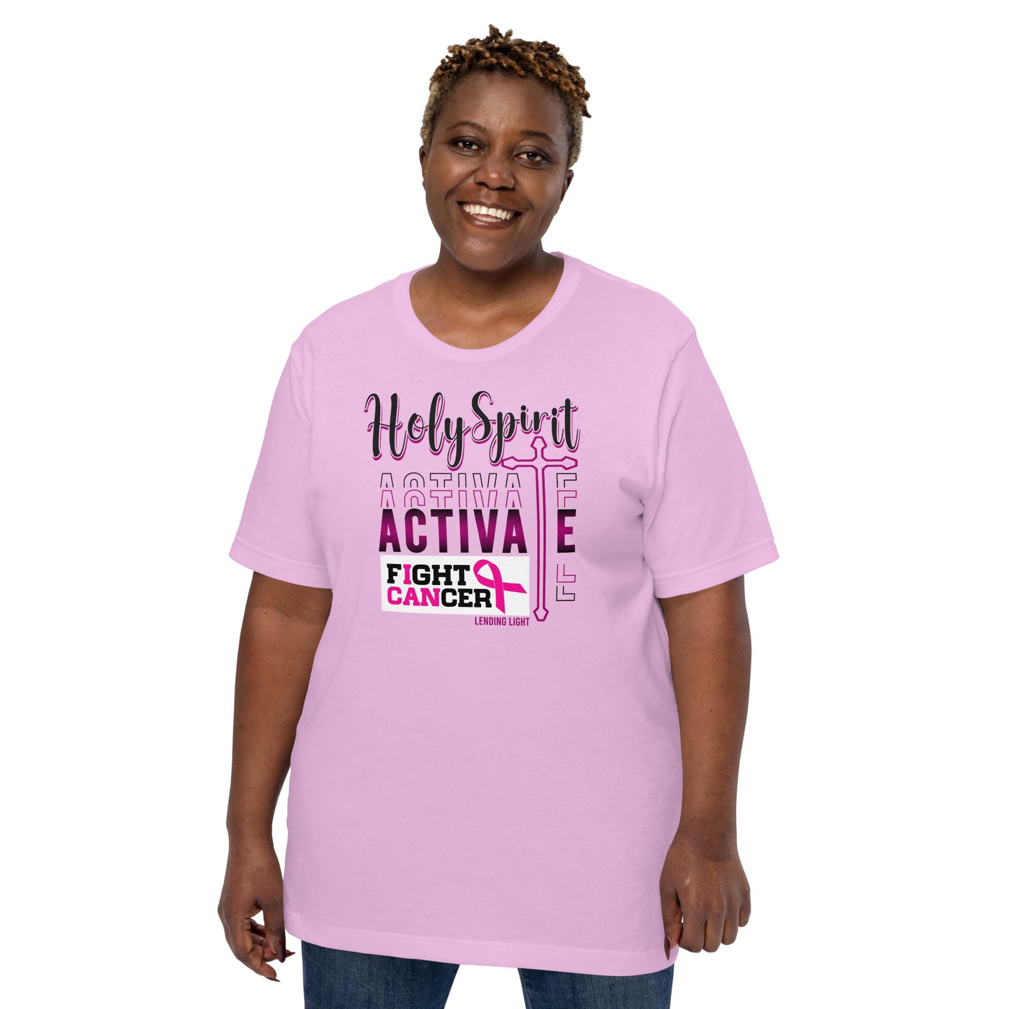 Holy Spirit Activate Fight Cancer Unisex t-shirt