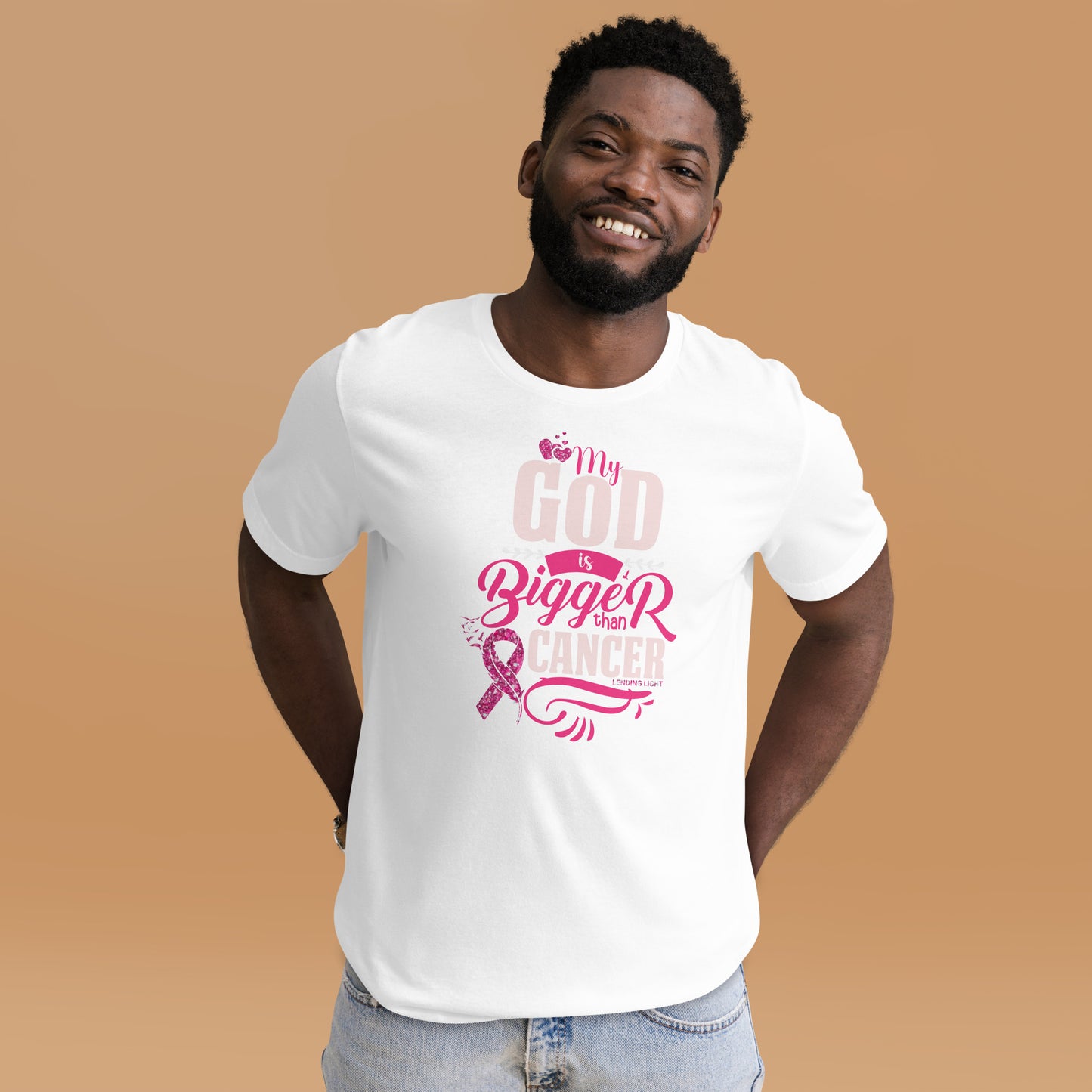 My God Is Bigger than Cancer Unisex t-shirt