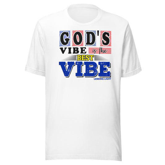 God's Vibe Is the Best Vibe Unisex t-shirt (light)